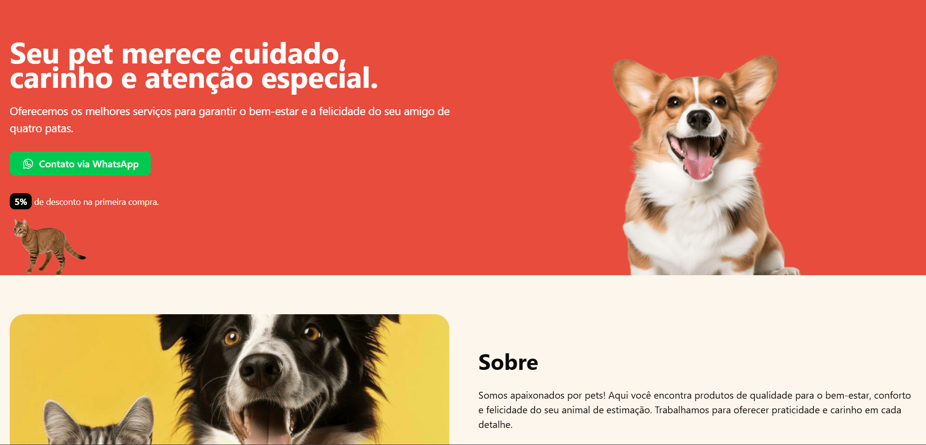 Imagem do projeto Pet Shop Dev